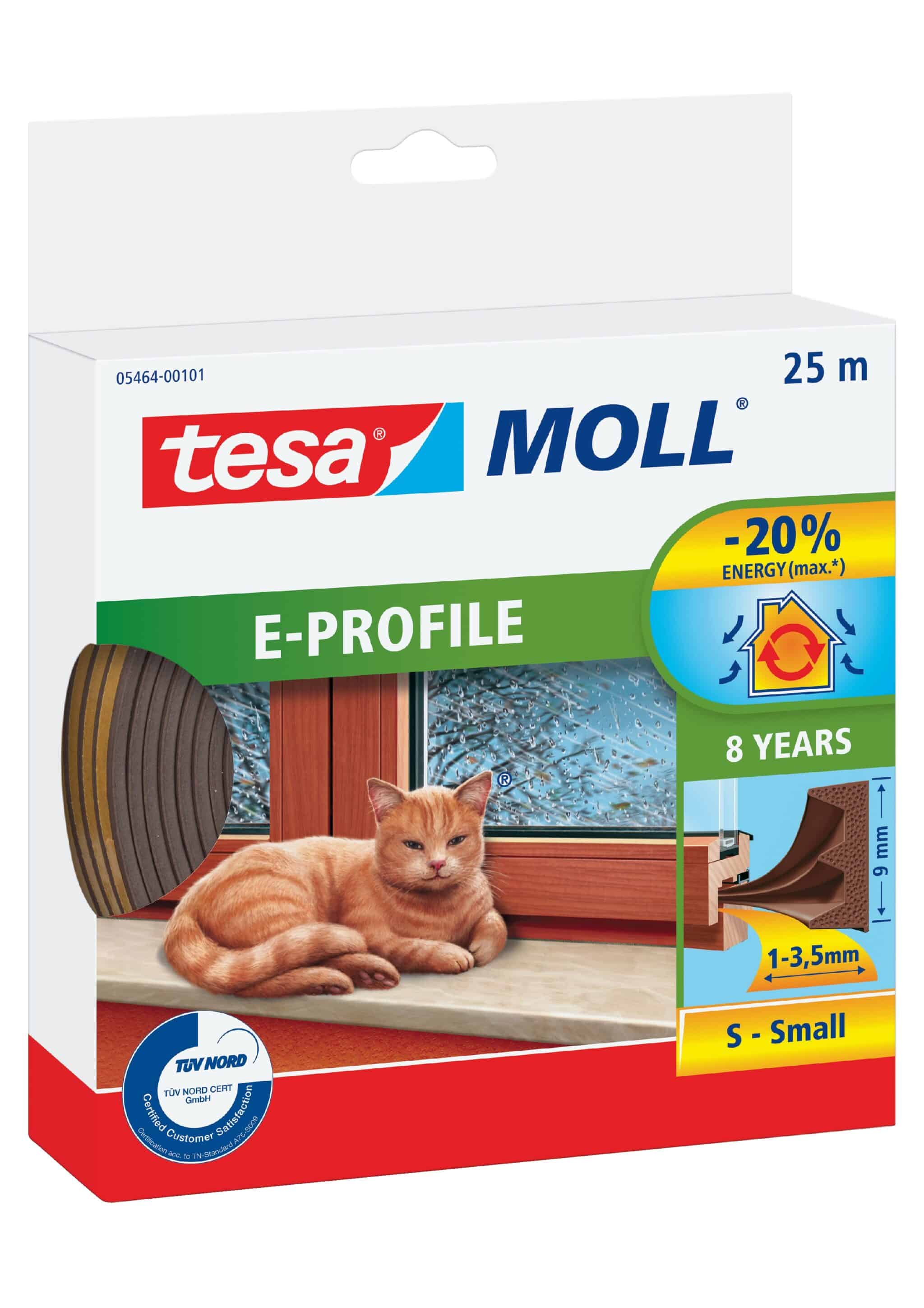 Tätlist Tesa E-List Brun 25m