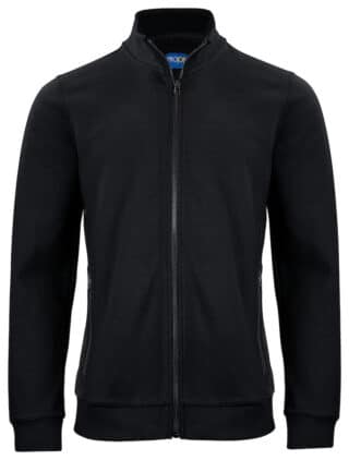 2129 Sweatshirt Full Zip Svart