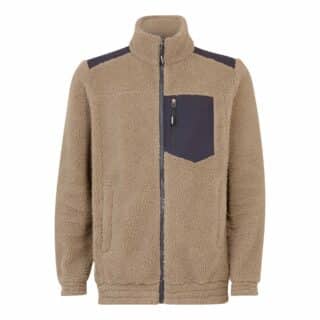 TEDDY FLEECE JACKA BEIGE      STL L