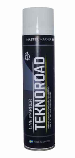 Linjemarkeringsfärg Teknoroad Spray Master Vit 0,6l