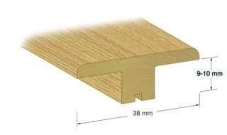 Skarvlist Natur Massiv Ek 2000x38x9-10