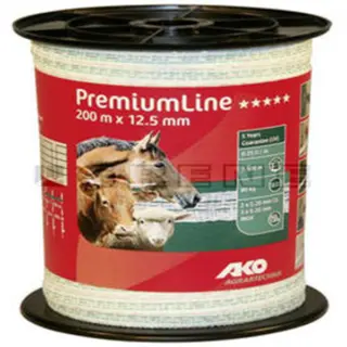 Elband Topline Plus 10mm X 200m Vit/Röd
