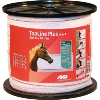 Elband Topline Plus 40mm X 200m Vit/Röd