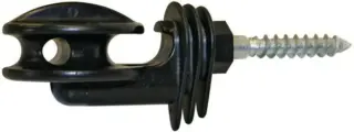 Hörnisolator Rep/Wire 6 Stk 8mm Träskruv