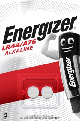 Batteri Alkaliskt Lr44/A76 Energizer 1,5V 2st