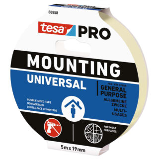 Monteringstejp 66958 Tesa PRO Universal 19mm 5m