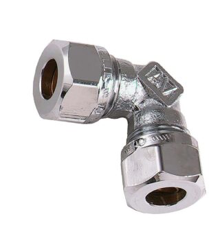 Kopparrörsvinkel Vatette Fkr 15mm