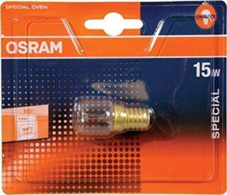 Ugnslampa E14 15W Klar Sb 300 Grader Blister