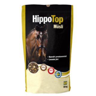 Hippo Top Müsli 20kg Svart Säck