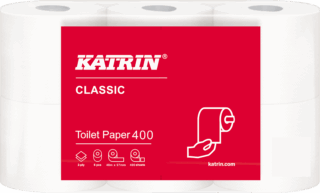 Toalettpapper Classic 104834 Katrin 400 2-Lager