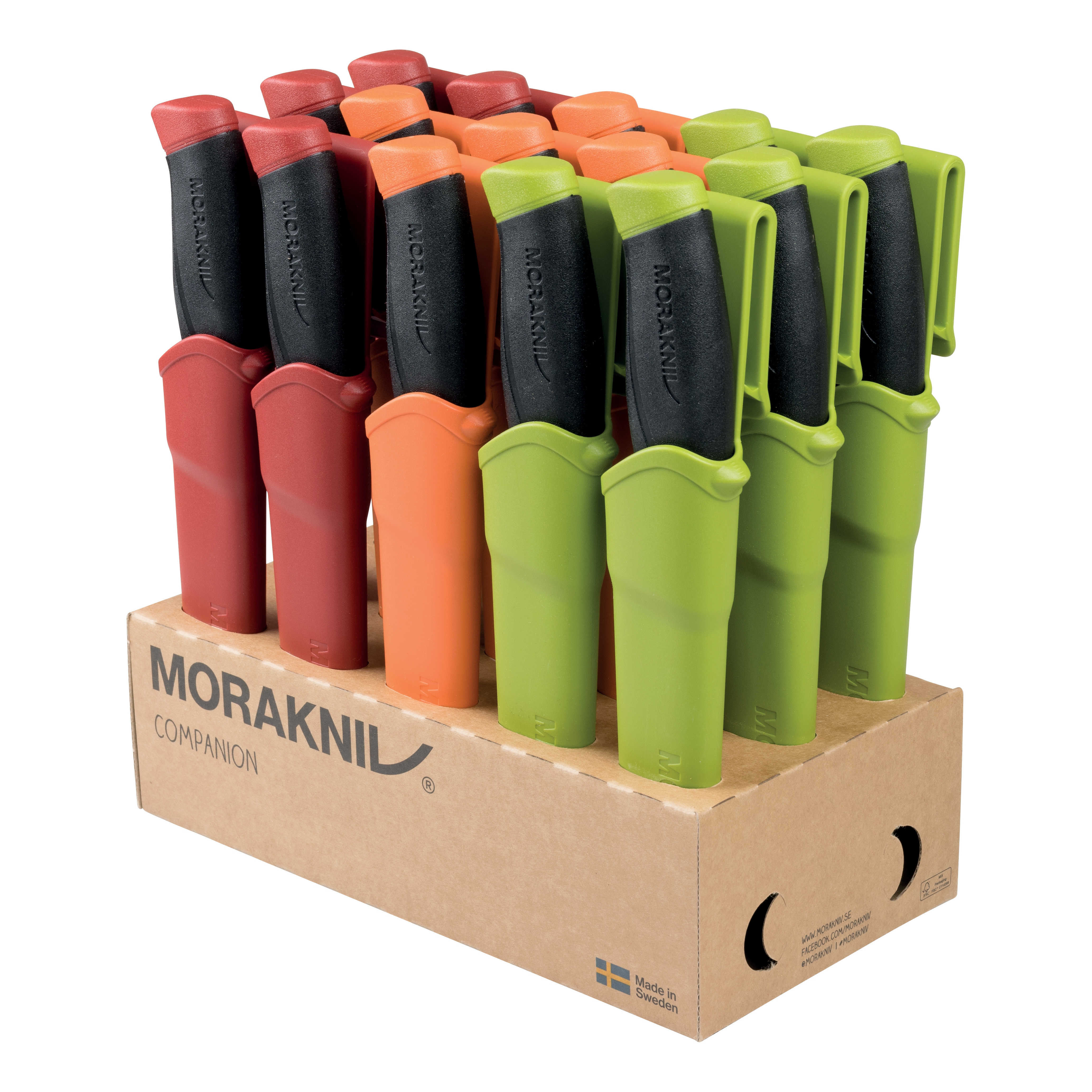 Slidkniv Morakniv Companion (S) Leaf Colour Mix