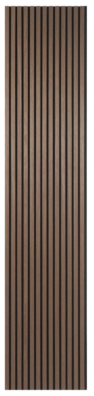 Väggpanel Akustik Quanti Walnut 18x520x2440mm