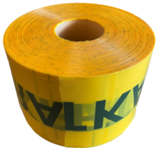 Märkband Gul Kraftkabel 125mm 250m