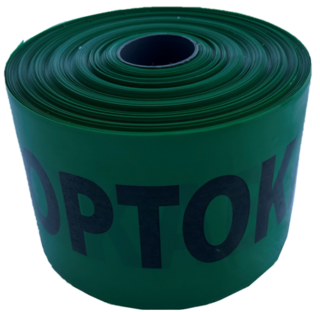 Märkband Grön Optokabel 125mm 250m