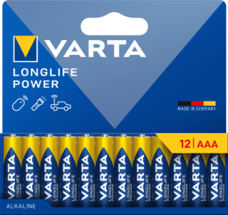 Batteri Varta Longlife Power Lr03 Aaa 12st