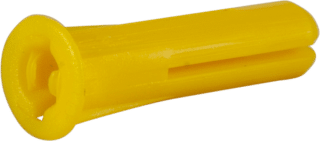 Plastplugg Gul 5,5x25 15st