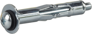 Metallexpander Sam för Enkelgips med Skruv M4 4st