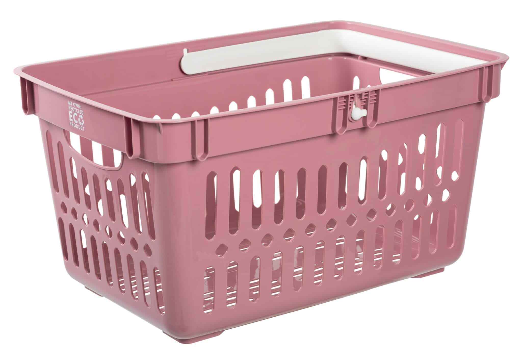 Kundkorg Gammelrosa Eco 27l