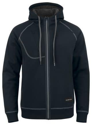2130 Hoodjacka Svart