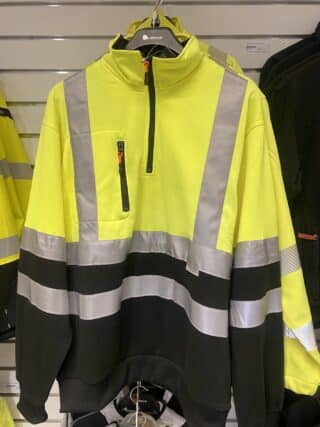 Sweatshirt 285P L.brador Svart/Gul XXL