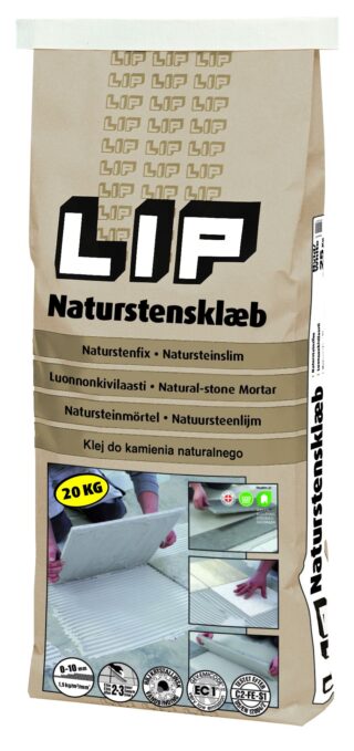 Fästmassa Lip Naturstenfix Vit20kg