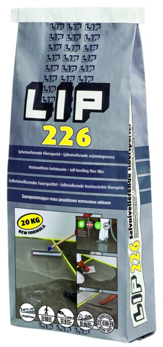 Avjämningsmassa Lip 226 Fiberspackel 20kg