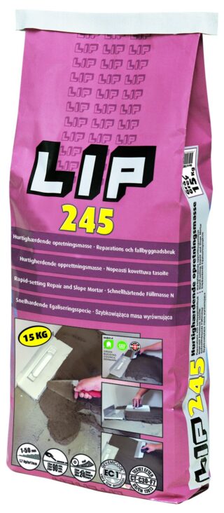 Golvspackel Lip 245 15kg Reparations-/Fallbyggnadsbruk