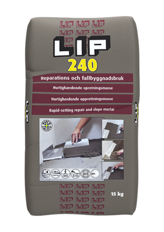 Handspackel Lip 240 15kg Reparations-/Fallbyggnadsbruk