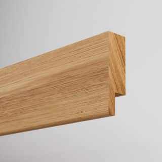 Kakellist Klarlackad Ek 2400x55x16