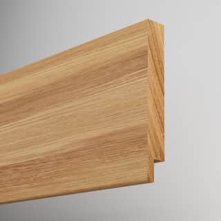 Kakellist Klarlackad Ek 2400x110x16