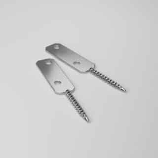 Monteringsbleck Aluminium 90x16x2 2st