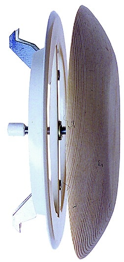 Ventil Trä Furu Rund D100mm