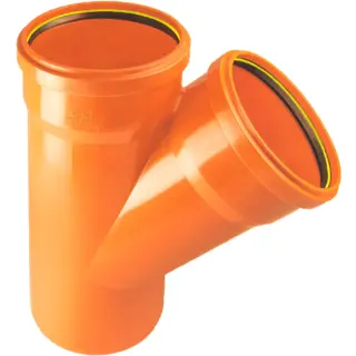 Markgrenrör PP 200/160x90gr