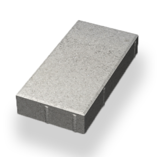 Markplatta Bas Slät Fasad 60 Grå B 420x210x60mm