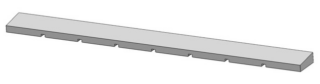 Avslutningslist Thermodrän 100mm