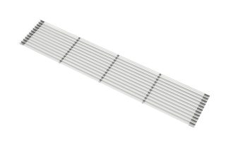 Ventilationsgaller Rostfri Look Metall