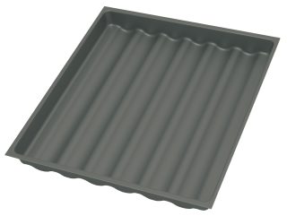 Kryddfack Grå Plast 40cm Tbx 400x50x474
