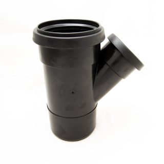 Ht-PP Grenrör 110/75x45gr Svart